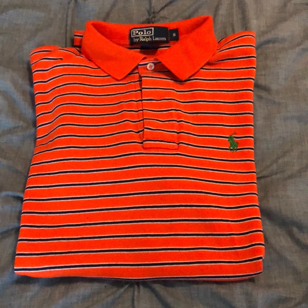 Orange & Black Polo by Ralph Lauren